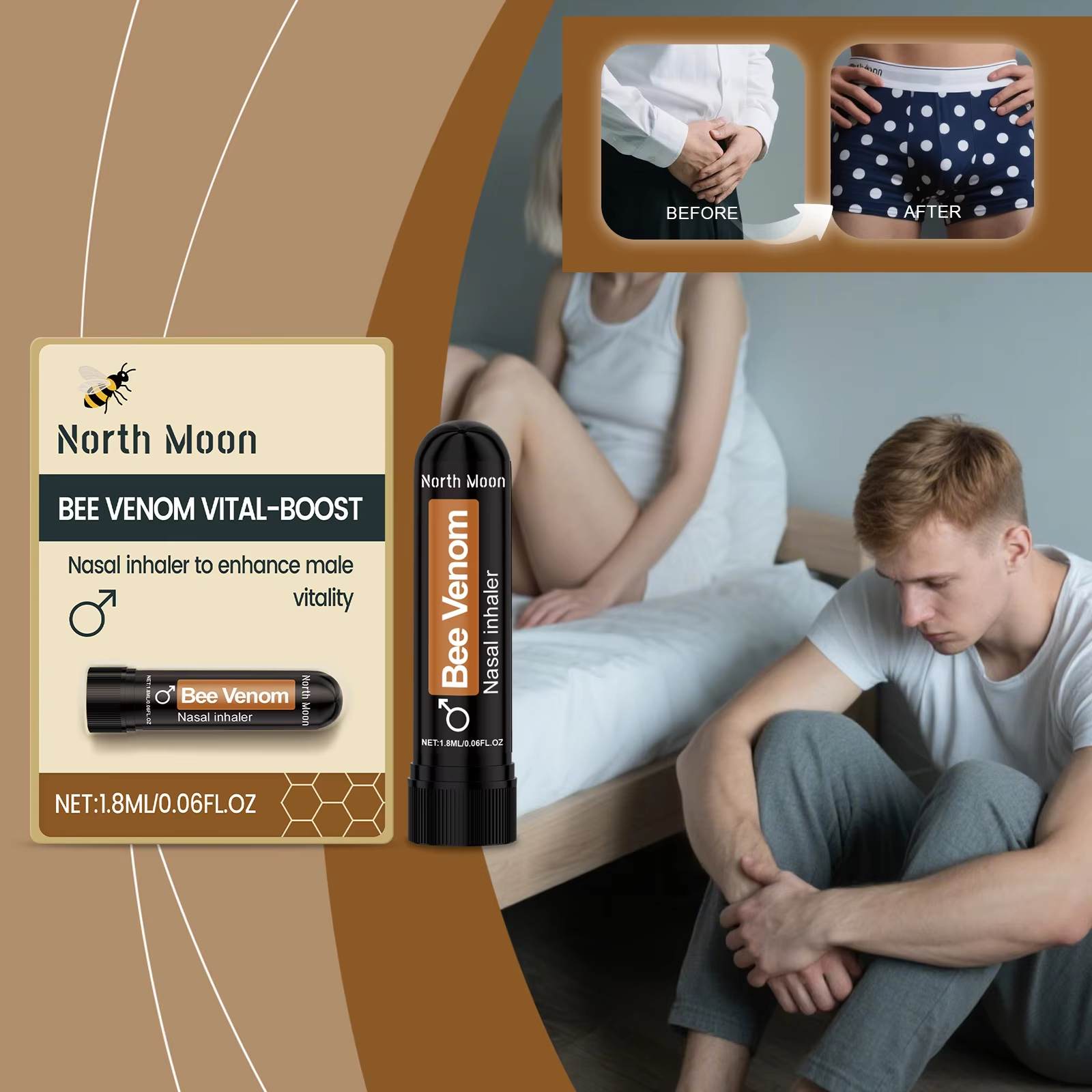 Nutrition & Fitness Hub - Men's Nursing Nasal Sniffing Stick Gentle