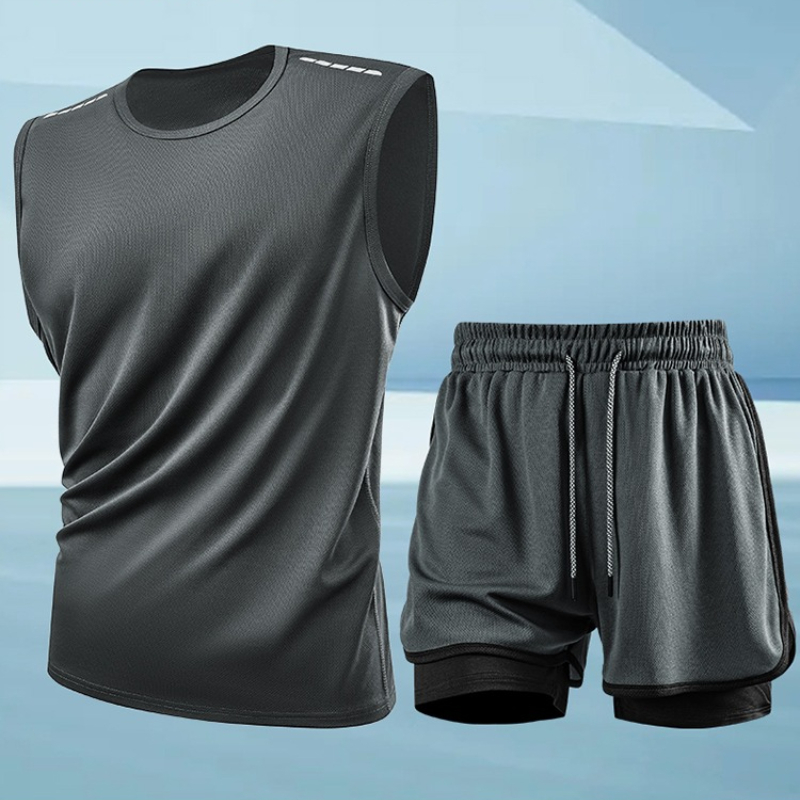 Fitness & Nutrition Lab Zapopan - Tank Top Sets Reflective Sport Tracksuits