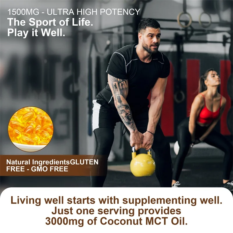 MCT Oil Supplement - Contains  - Mct Oil Coconut avaliação e preço