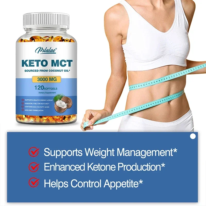 Keto MCT Oil 3000 Mg Capsules  - Mct Oil Coconut avaliação e preço