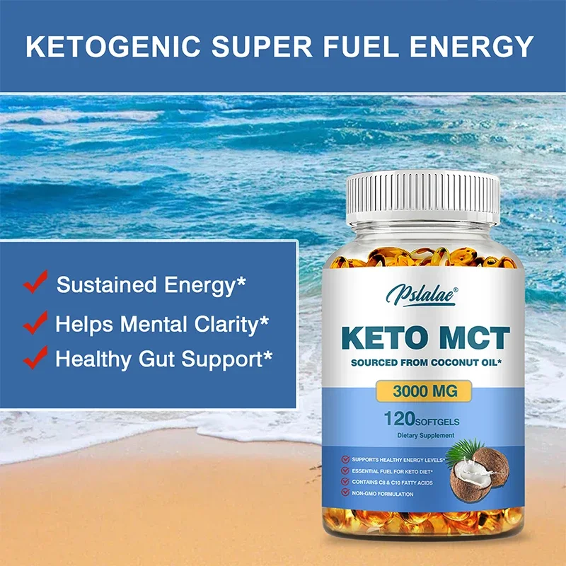 Keto MCT Oil 3000 Mg Capsules  - Mct Oil Coconut avaliação e preço