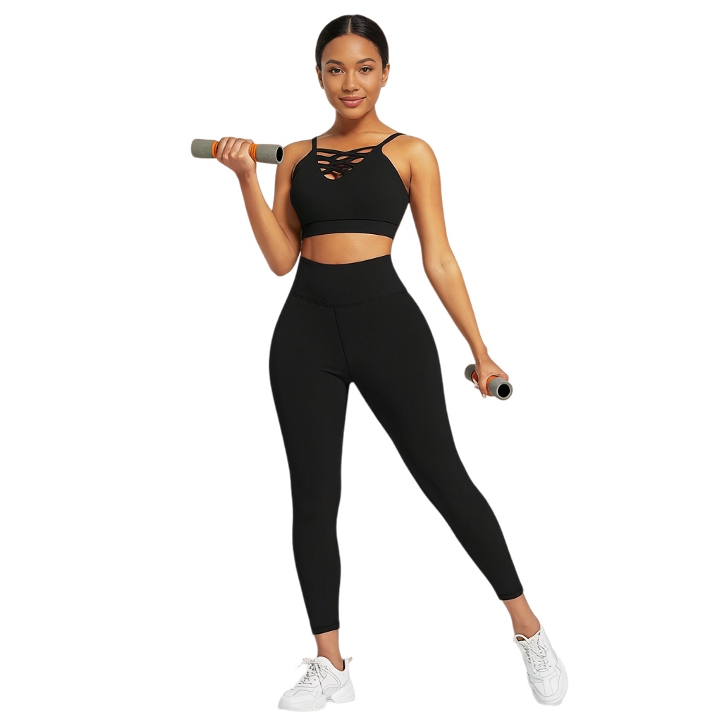 3 Pieces Women's Yoga Fitness  - Fitness & Nutrition Lab Zapopan avaliação e preço