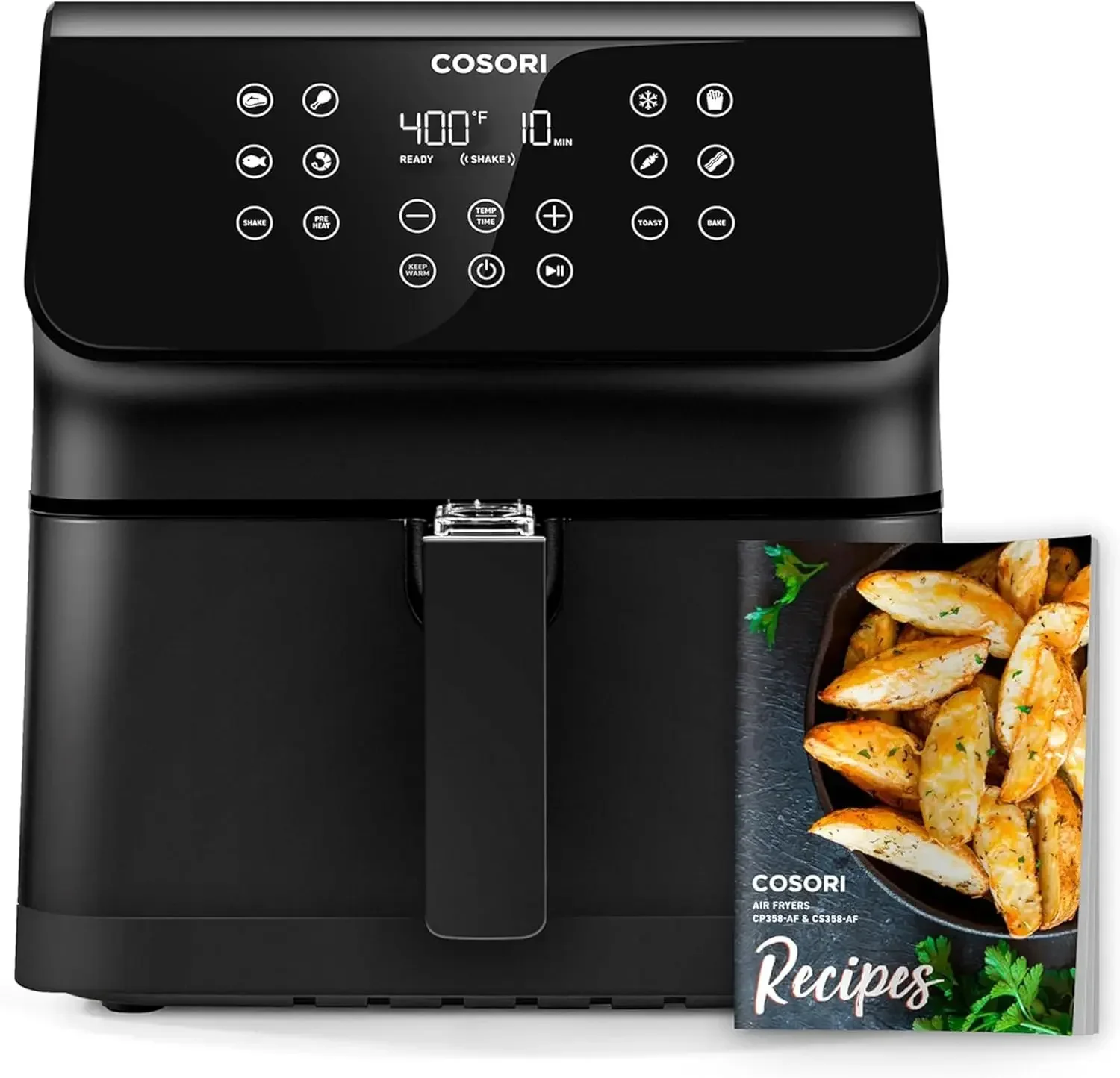 12-in-1 Air Fryer 5.8QT, Toast - Nutrition & Fitness Hub avaliação e preço