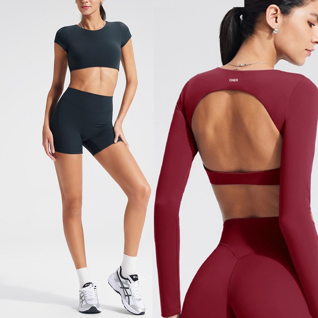 Women's long-sleeved yoga top  - Fitness & Nutrition Lab Zapopan avaliação e preço