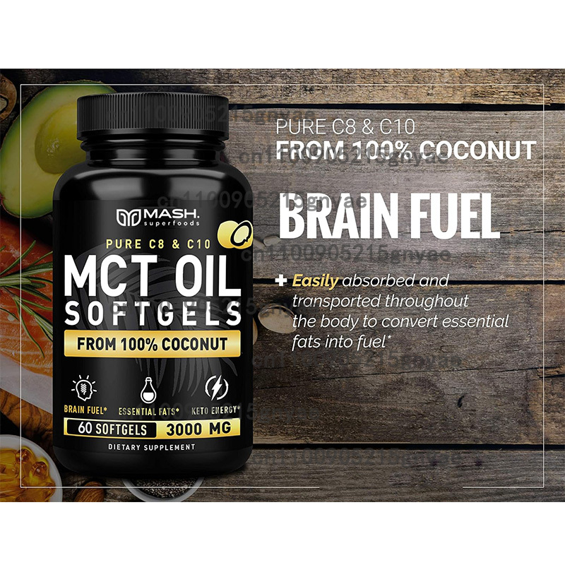 MCT Oil 3600 Mg C8 C10 Capsule - Mct Oil Coconut avaliação e preço