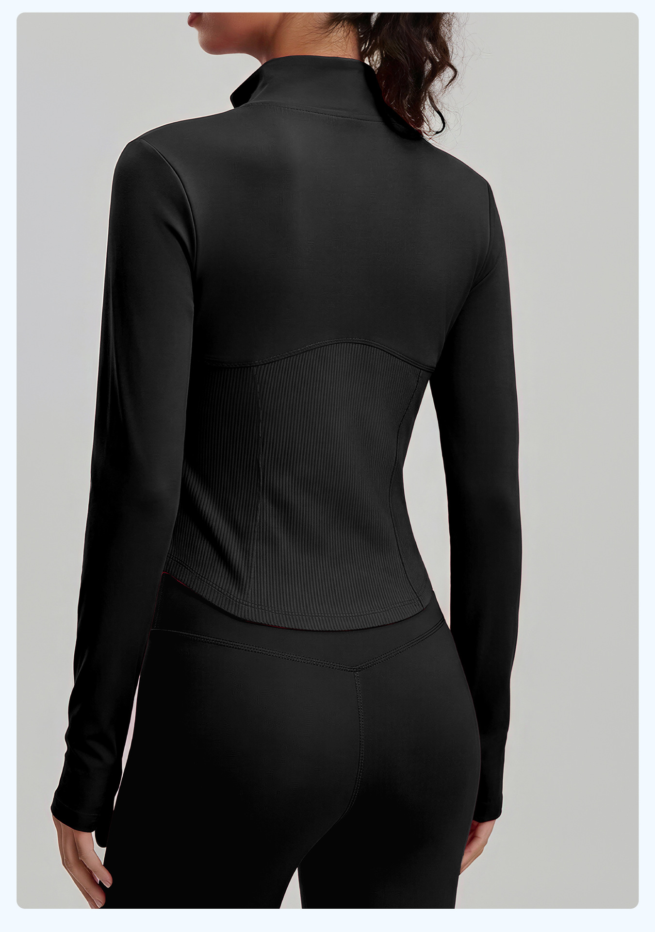 Women's Long Sleeve Zip Jacket - Fitness & Nutrition Lab Zapopan avaliação e preço