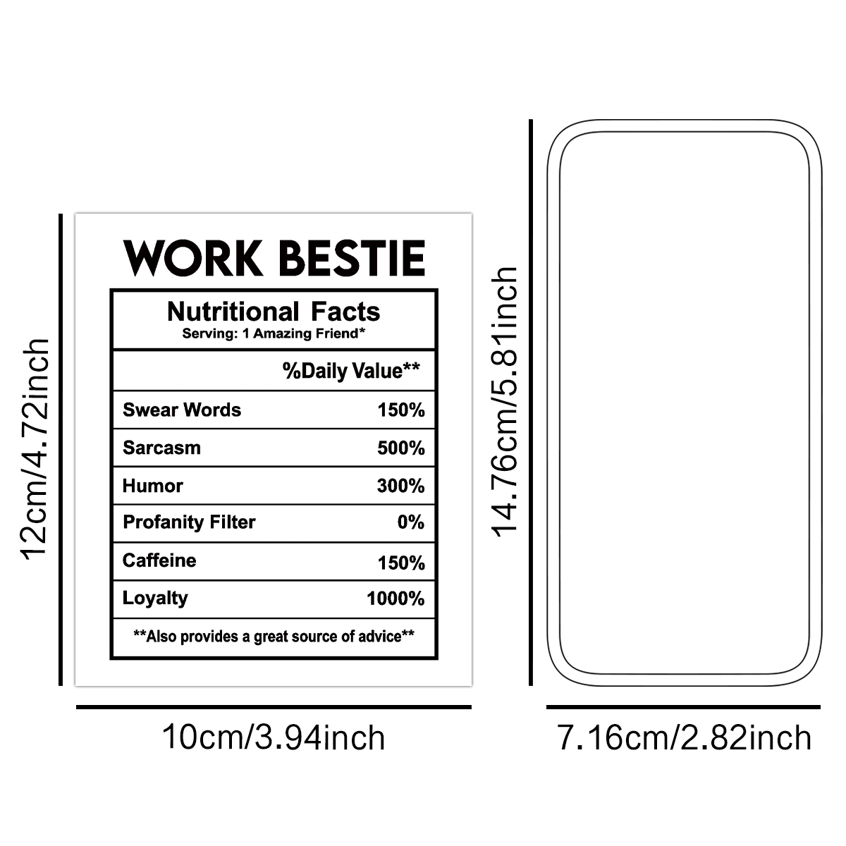4pcs Funny Work Bestie Wine Bo - Nutrition & Fitness Hub avaliação e preço