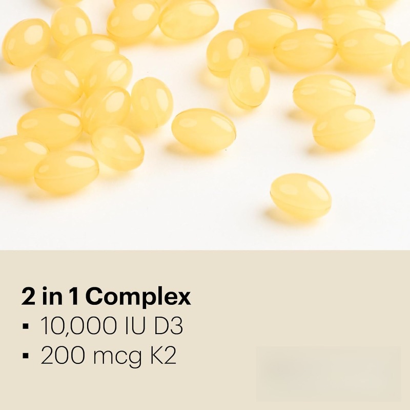 Vitamin D3+K2 capsules contain - Mct Oil Coconut avaliação e preço
