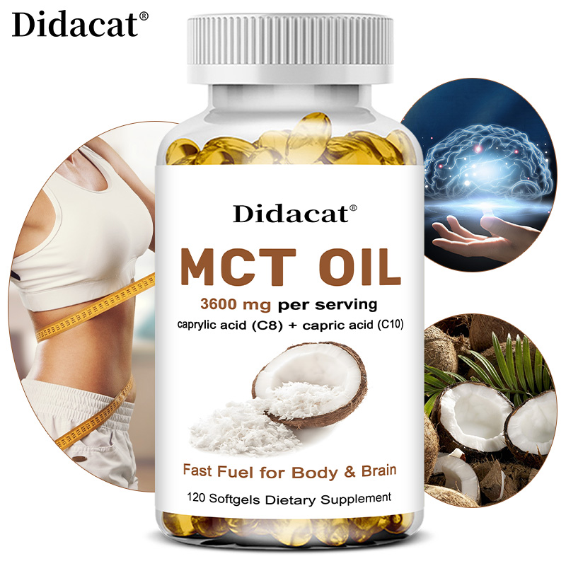 MCT Oil 3600 mg C8 C10 Capsule - Mct Oil Coconut avaliação e preço