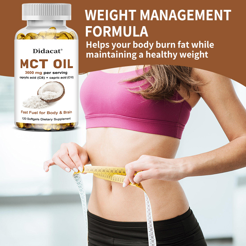 MCT Oil 3600 mg C8 C10 Capsule - Mct Oil Coconut avaliação e preço