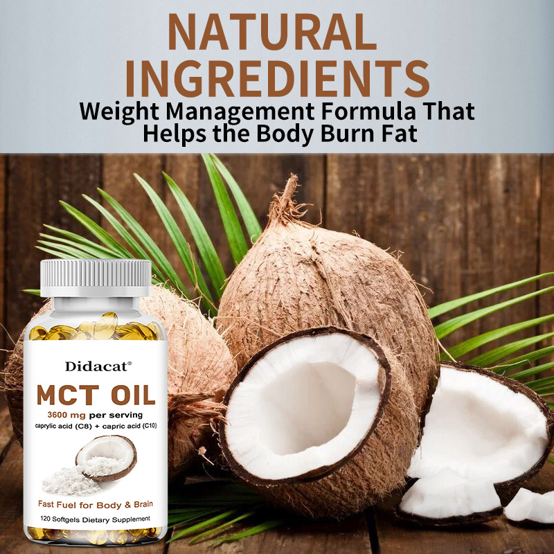 MCT Oil 3600 mg C8 C10 Capsule - Mct Oil Coconut avaliação e preço