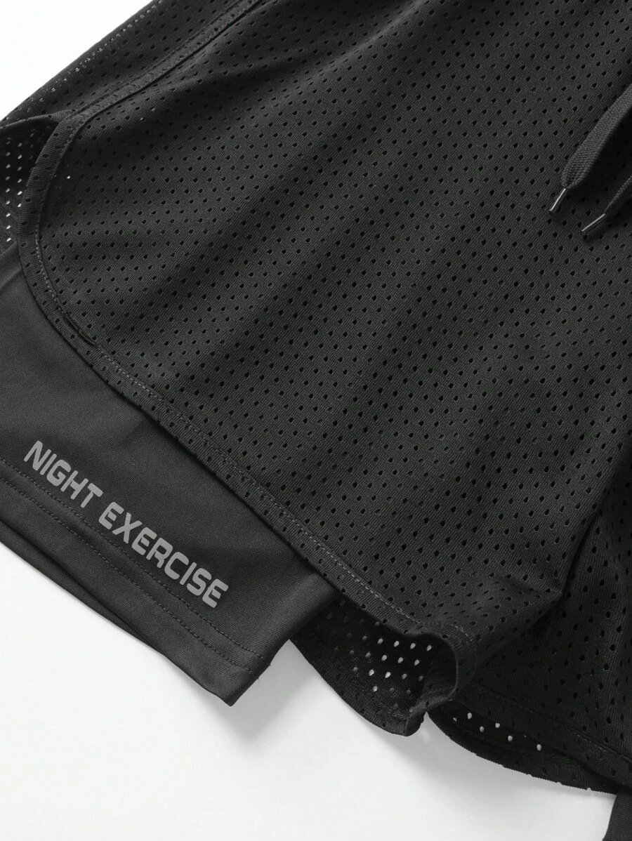 Black Breathable Tank Top And  - Fitness & Nutrition Lab Zapopan avaliação e preço