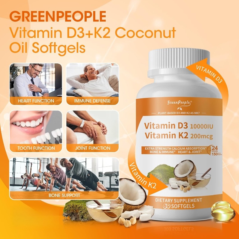 K2 D3 vitamin supplement conta - Mct Oil Coconut avaliação e preço