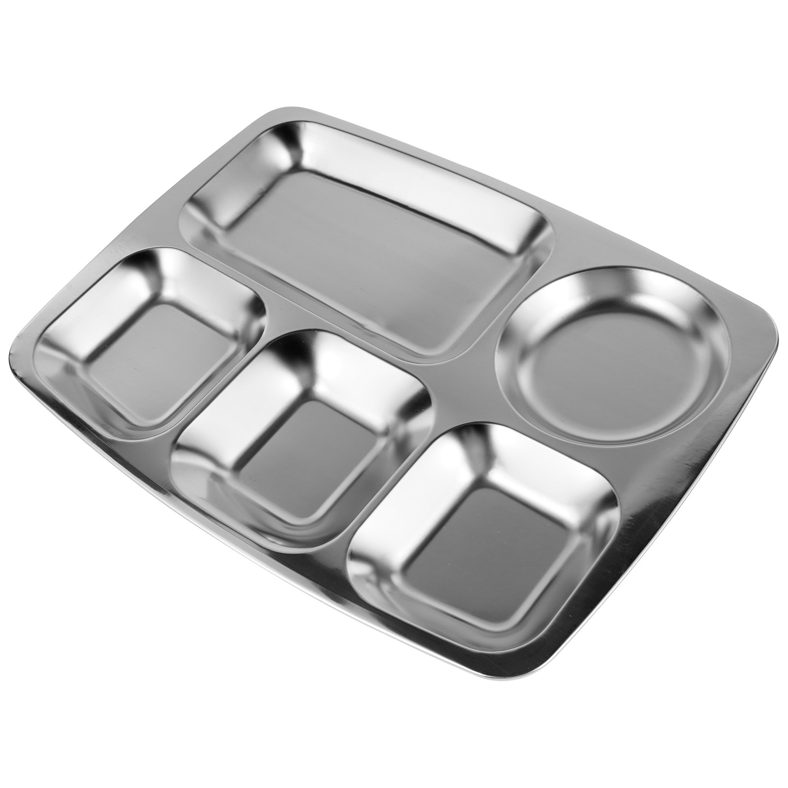 Stainless Steel Divided Food P - Nutrition & Fitness Hub avaliação e preço
