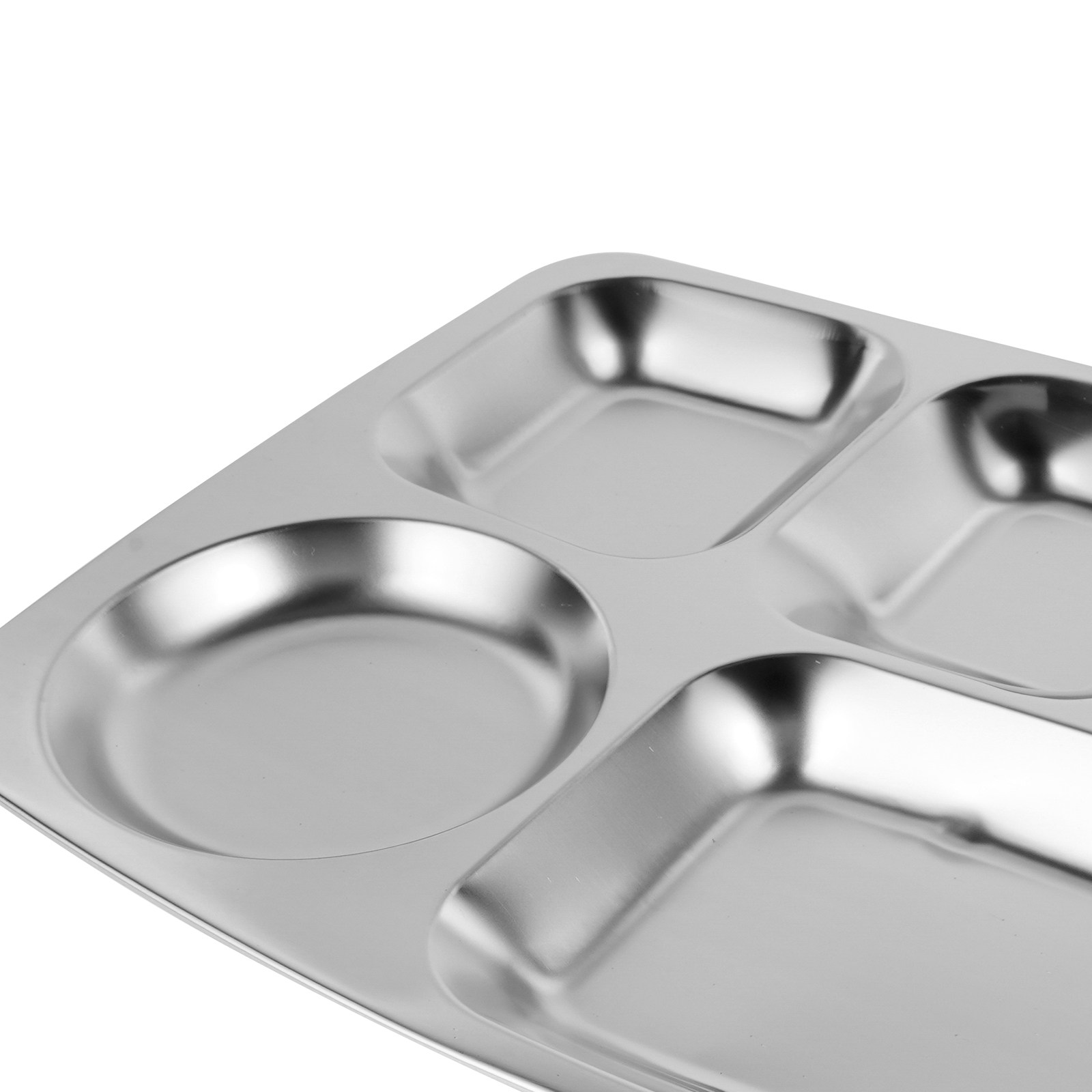 Stainless Steel Divided Food P - Nutrition & Fitness Hub avaliação e preço