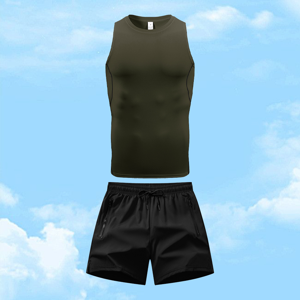 Men's Casual Sportswear Set Qu - Fitness & Nutrition Lab Zapopan avaliação e preço