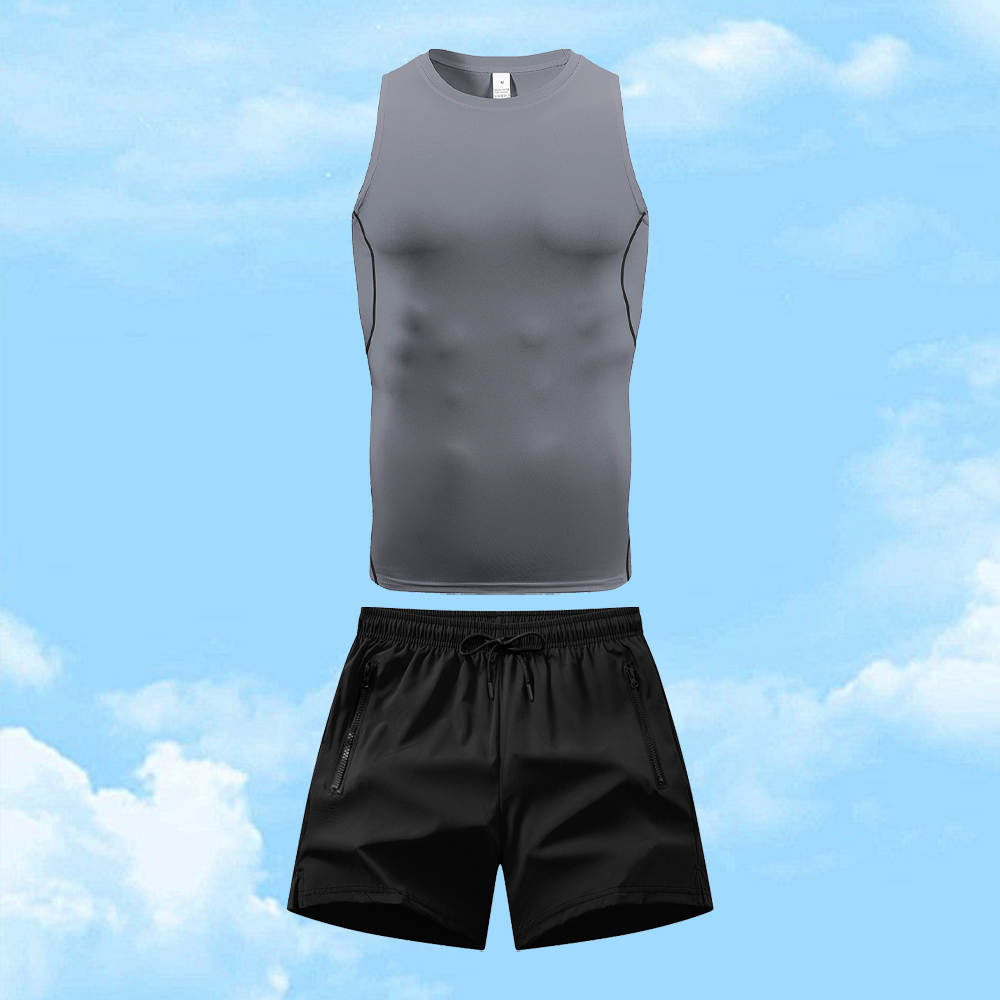 Men's Casual Sportswear Set Qu - Fitness & Nutrition Lab Zapopan avaliação e preço