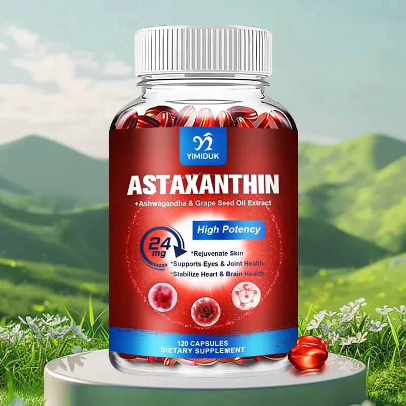 Astaxanthin Capsules with Grap - Mct Oil Coconut avaliação e preço