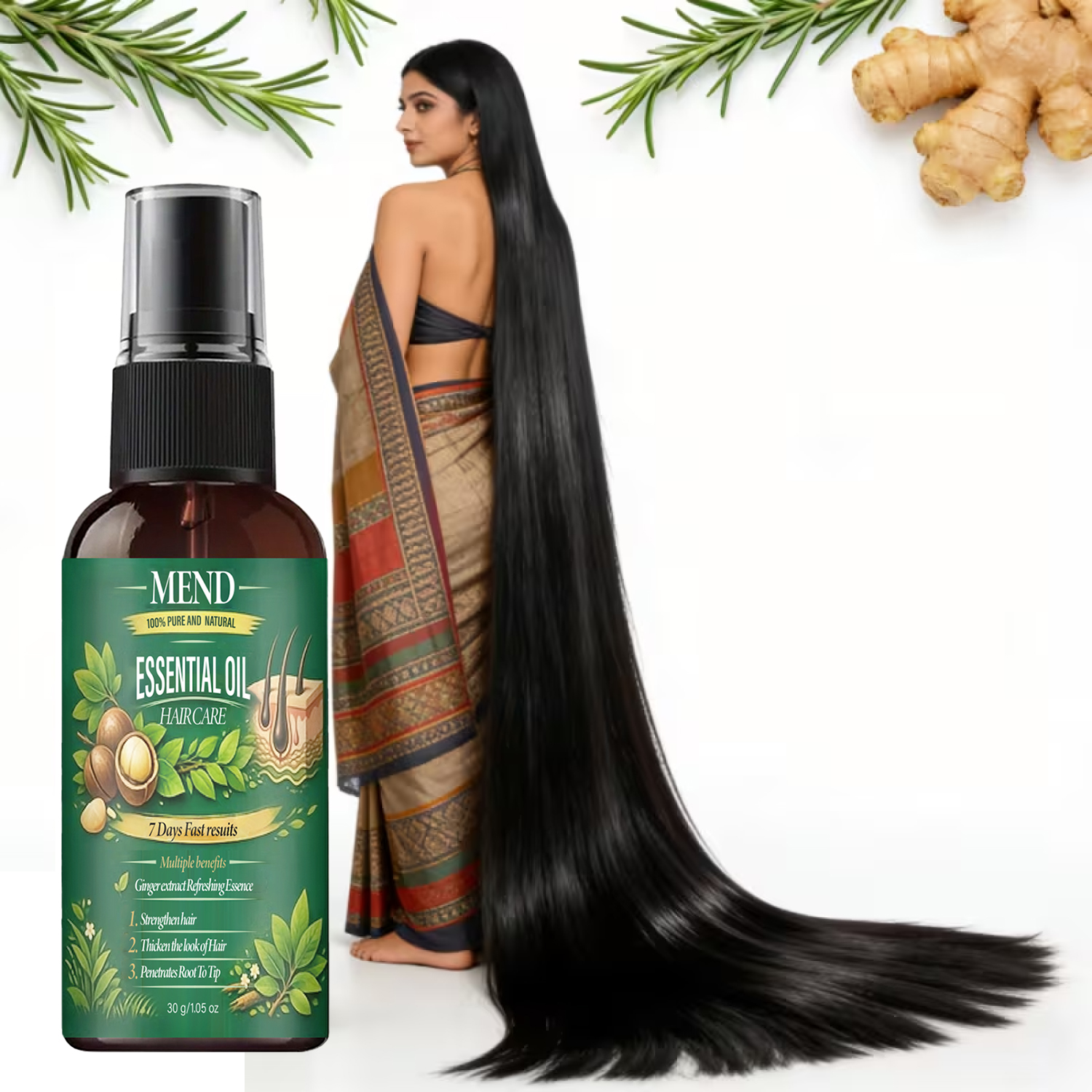 Pure Natural Hair Oil. 7 Day F - Mct Oil Coconut avaliação e preço